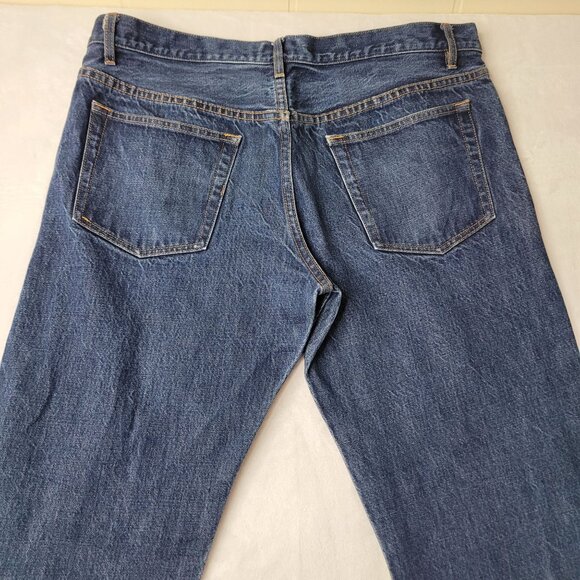 A.P.C. New Standard Classique Selvedge Men's Blue Denim Jeans Size 36x33 - Picture 4 of 10